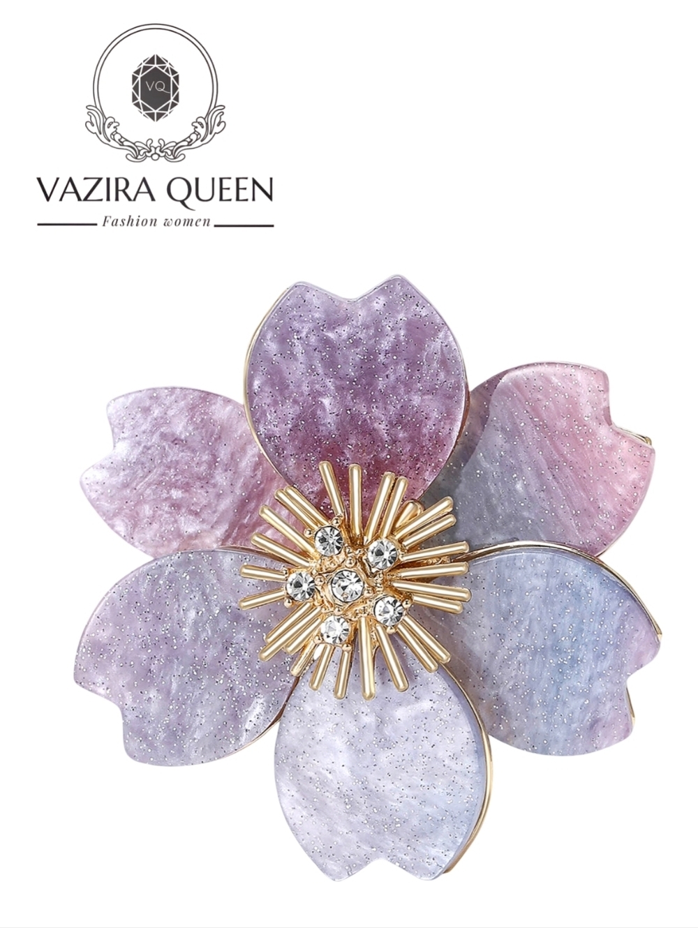 VQ Flower Brooch